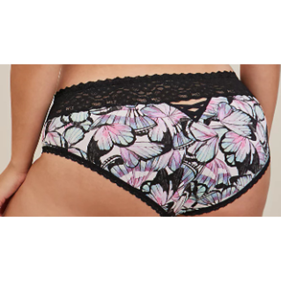 TORRID SIZE 4 SECOND SKIN MID-RISE  MINI LATTICE BACK PANTY ****SIZE 4X**** - Picture 2 of 5